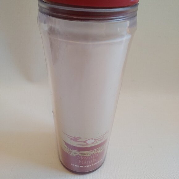 STARBUCKS Manila Coffee Tumblr 12 oz Plastic - Picture 3 of 9